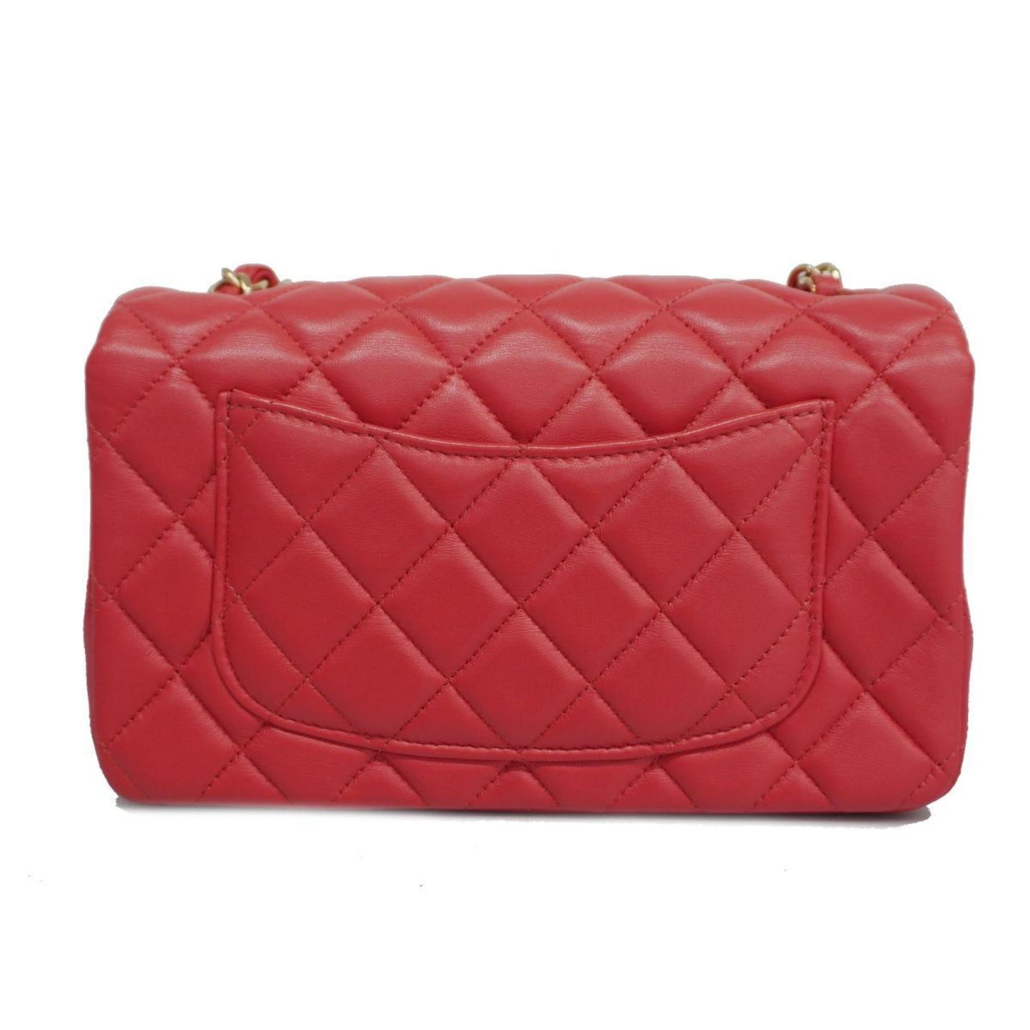 Chanel Timeless Red Leather Shoulder Bag