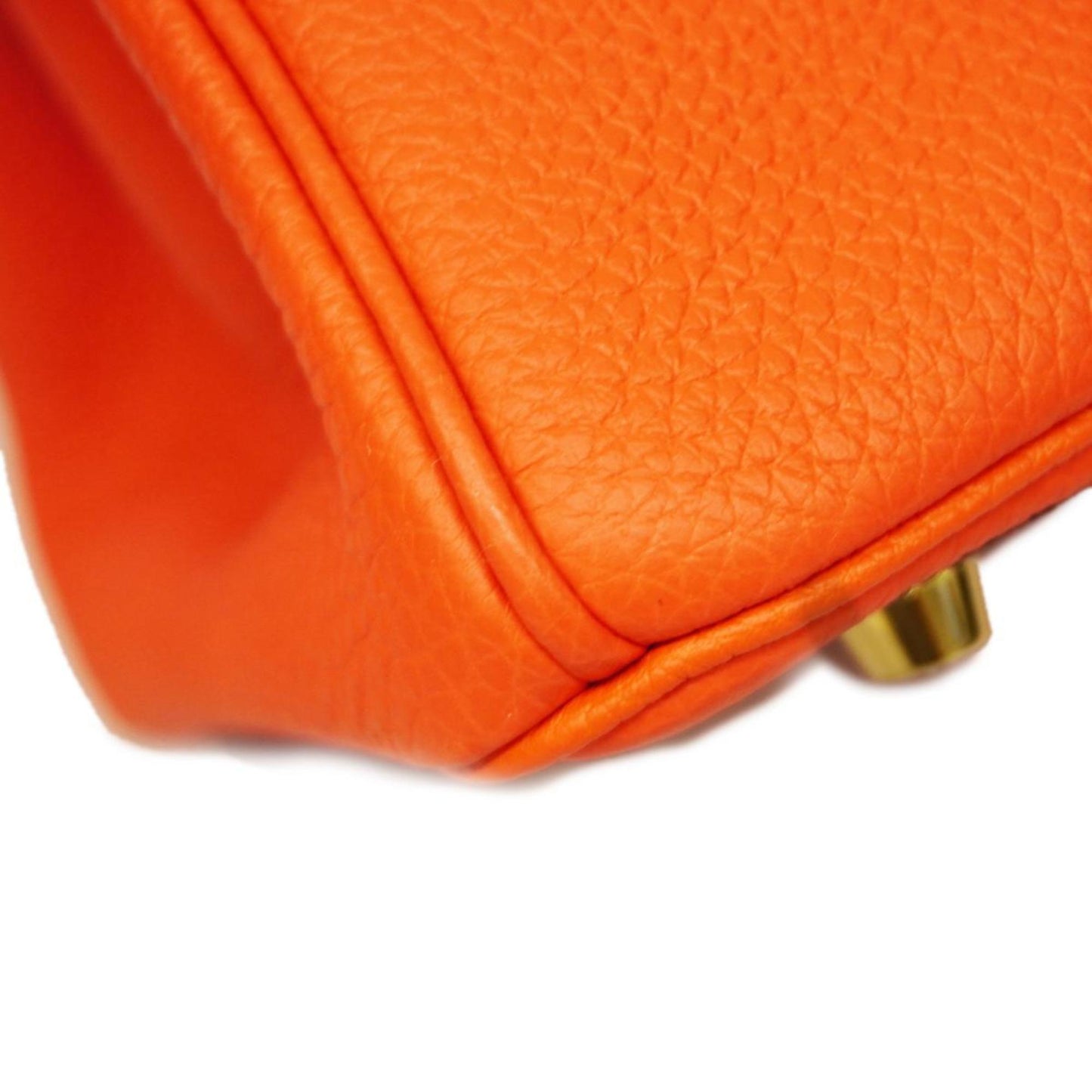 Hermès Birkin 25 Orange Leather Hand Bag