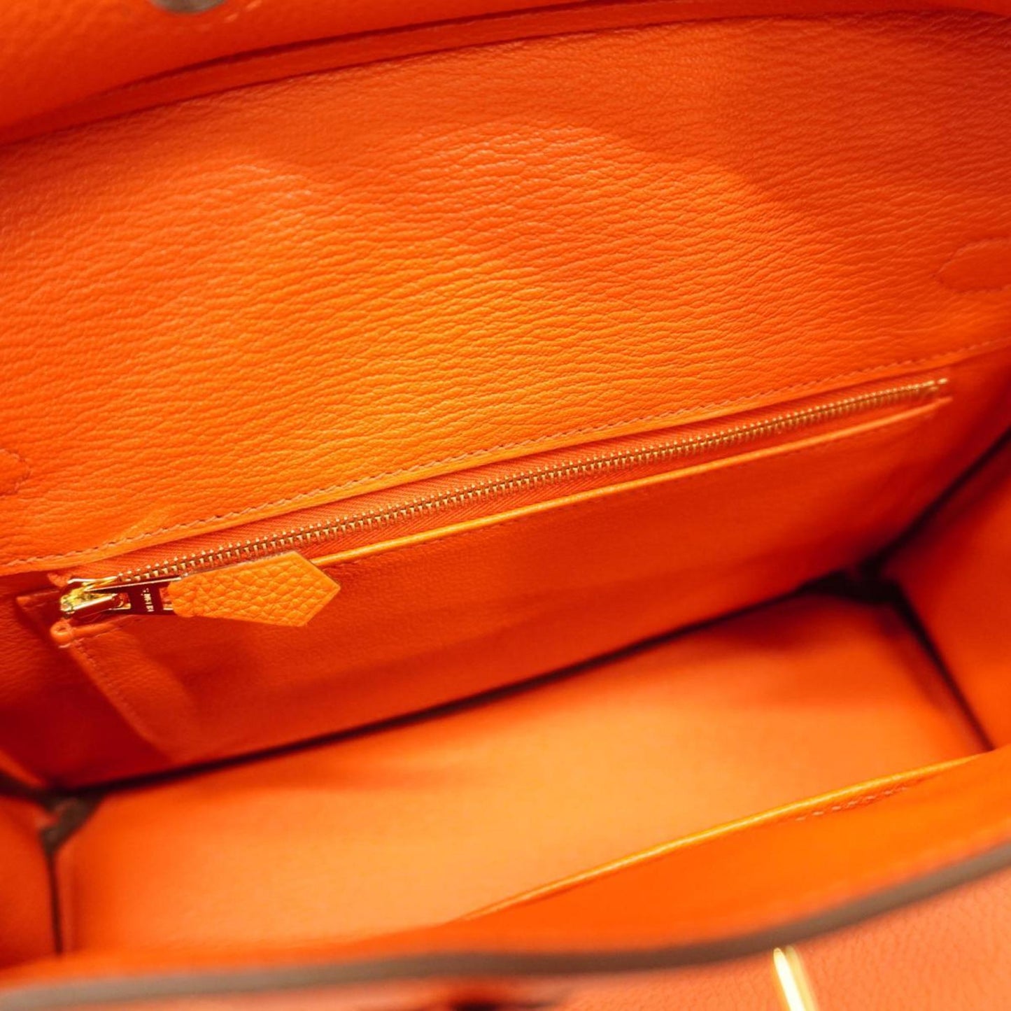 Hermès Birkin 25 Orange Leather Hand Bag