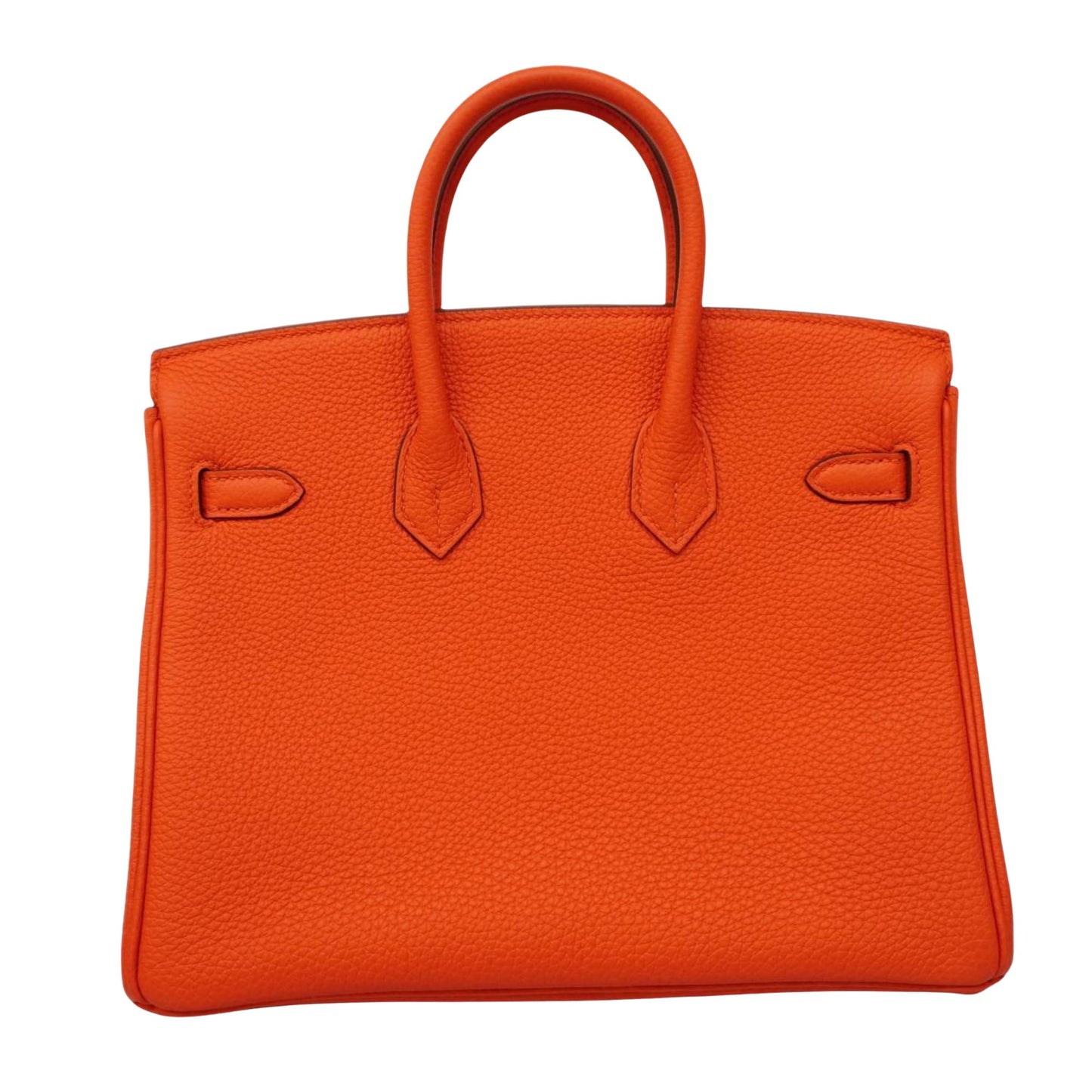 Hermès Birkin 25 Orange Leather Hand Bag