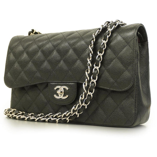 Chanel Black Leather Shoulder Bag