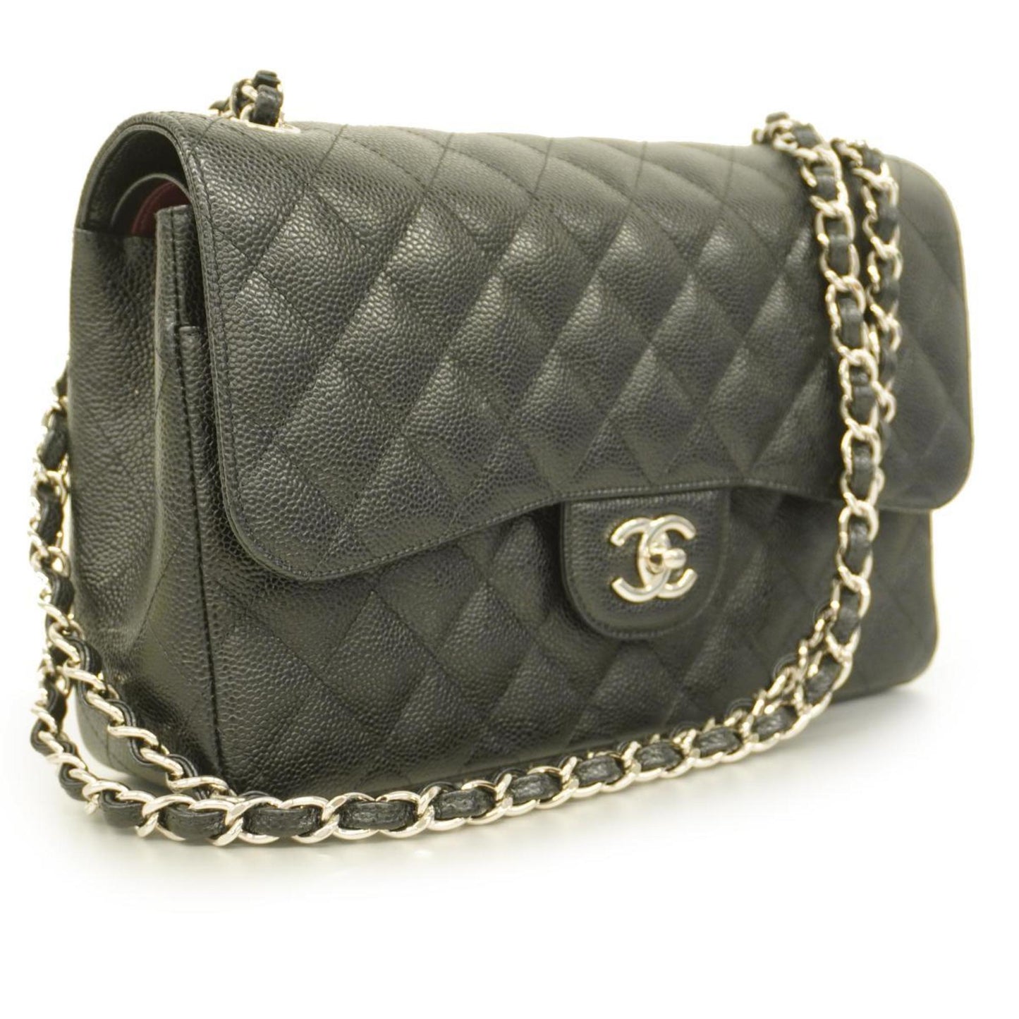 Chanel Black Leather Shoulder Bag