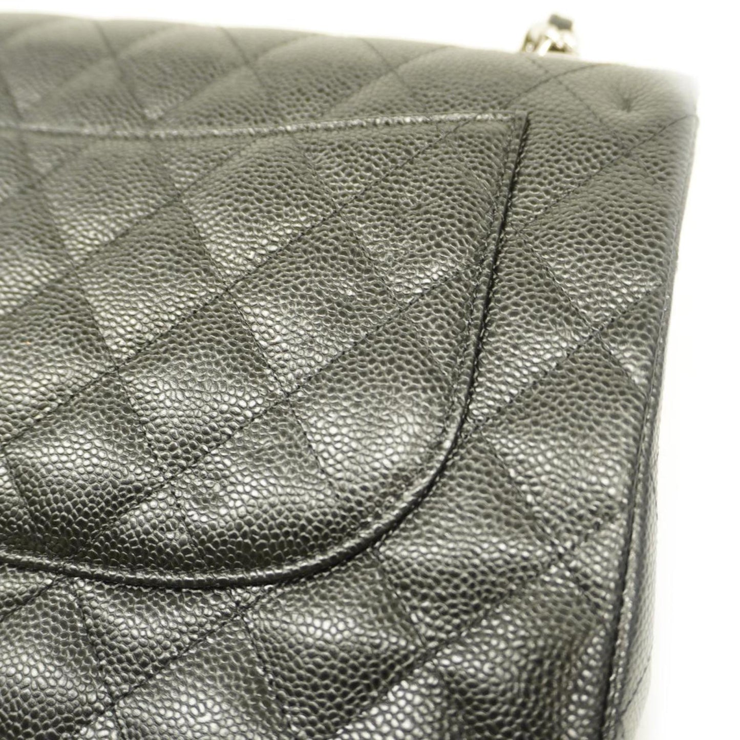 Chanel Black Leather Shoulder Bag