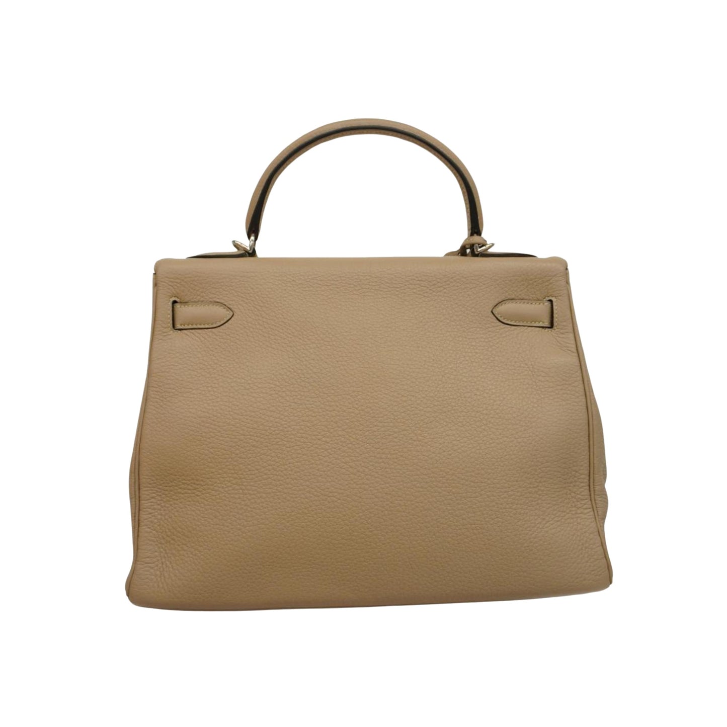 Hermès Kelly 32 Beige Leather Hand Bag