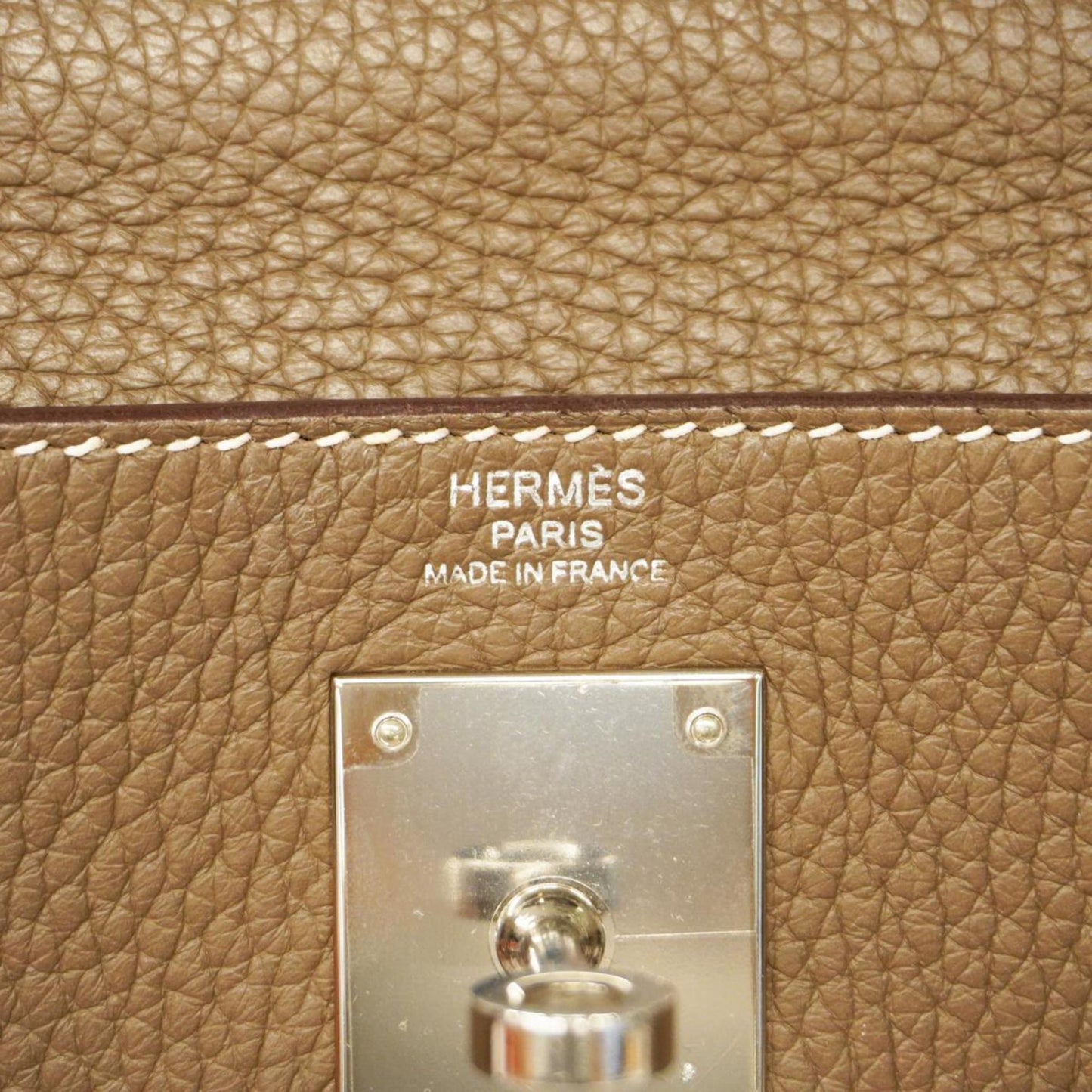 Hermès Kelly 28 Brown Leather Hand Bag