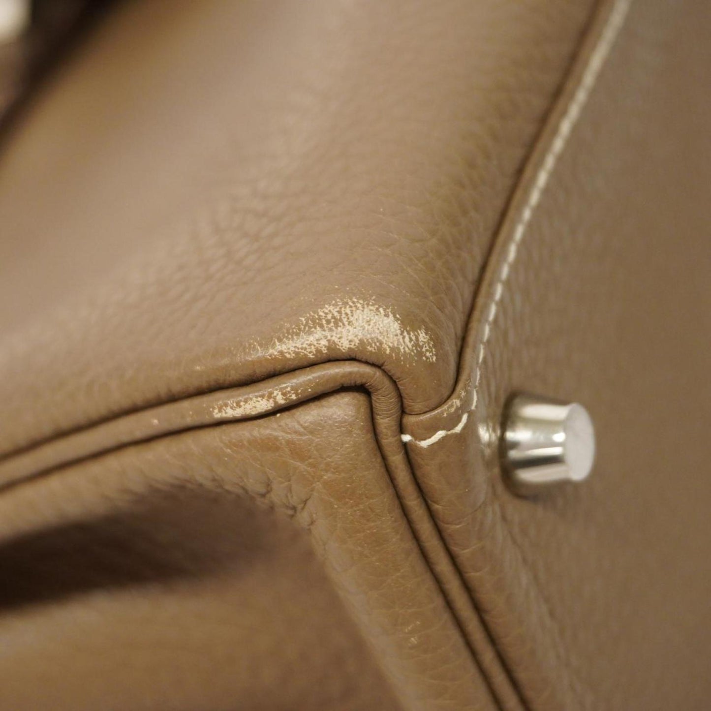 Hermès Kelly 28 Brown Leather Hand Bag