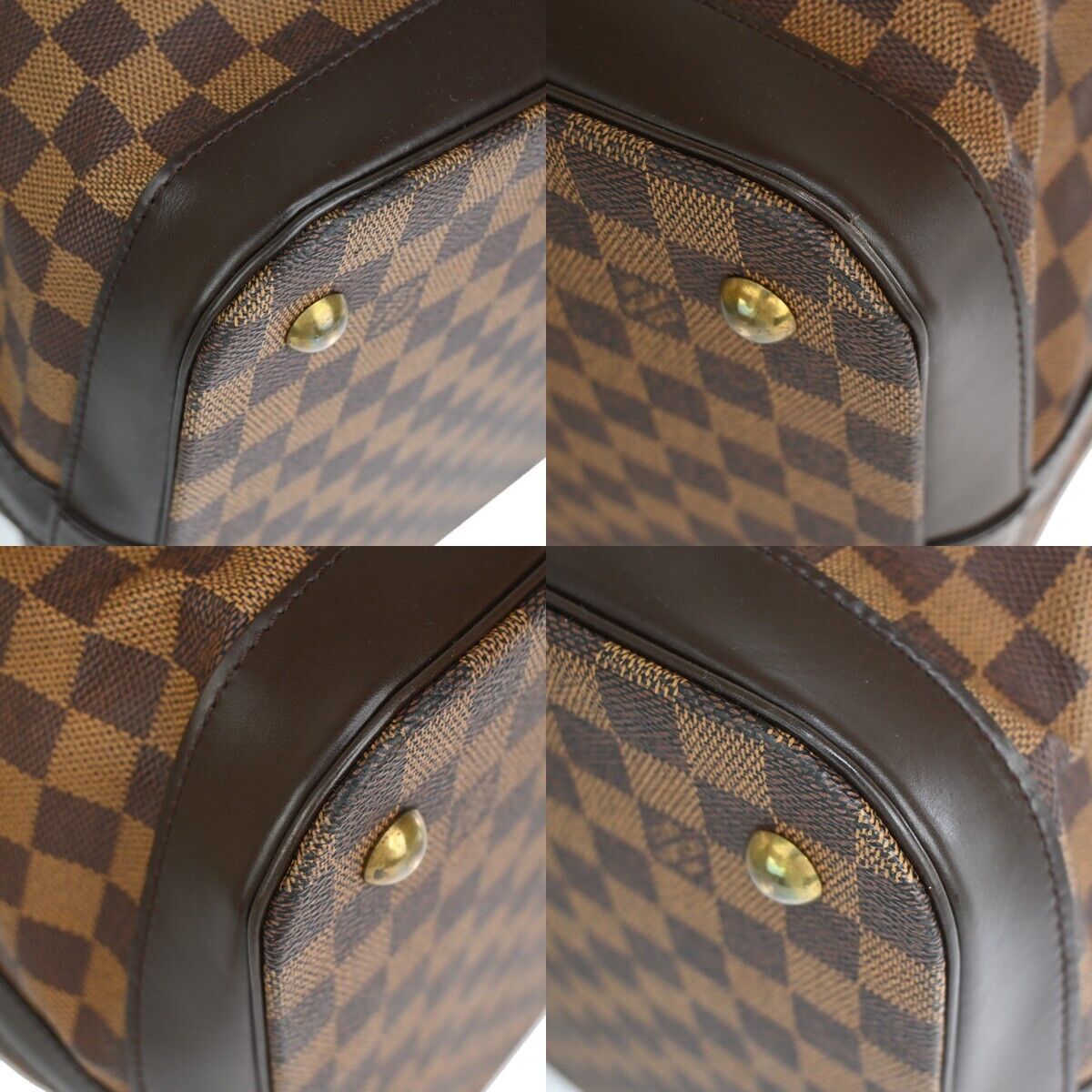 Louis Vuitton Grimaud Brown Canvas Travel Bag