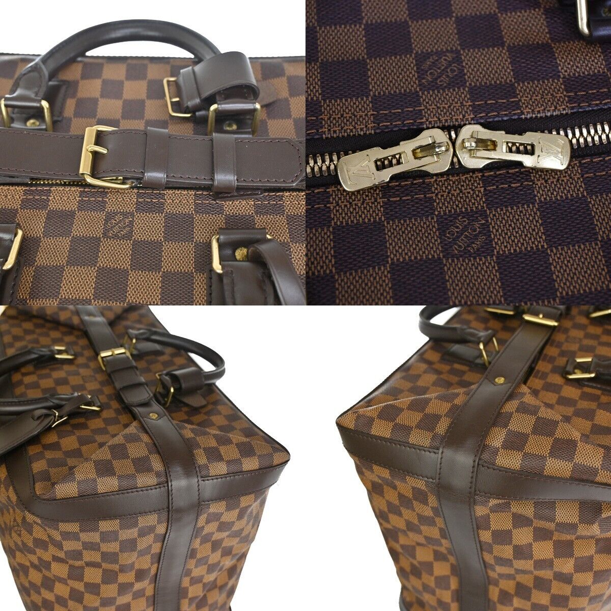 Louis Vuitton Grimaud Brown Canvas Travel Bag