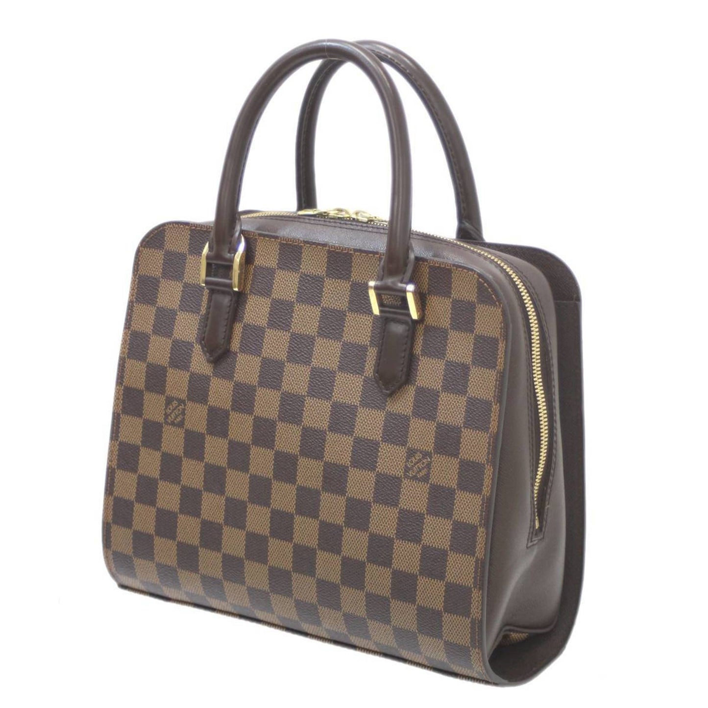 Louis Vuitton Triana Brown Canvas Hand Bag