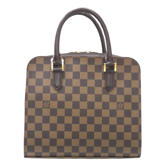 Louis Vuitton Triana Brown Canvas Hand Bag