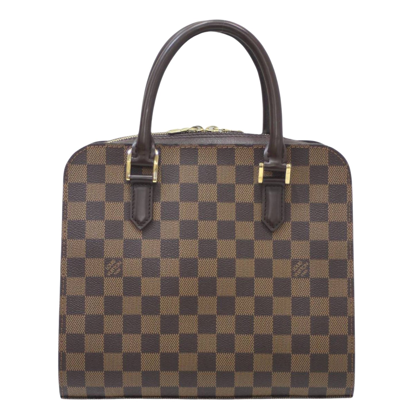 Louis Vuitton Triana Brown Canvas Hand Bag