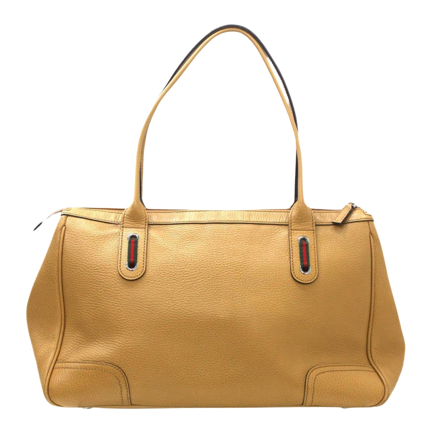 Gucci Sherry Beige Leather Shoulder Bag