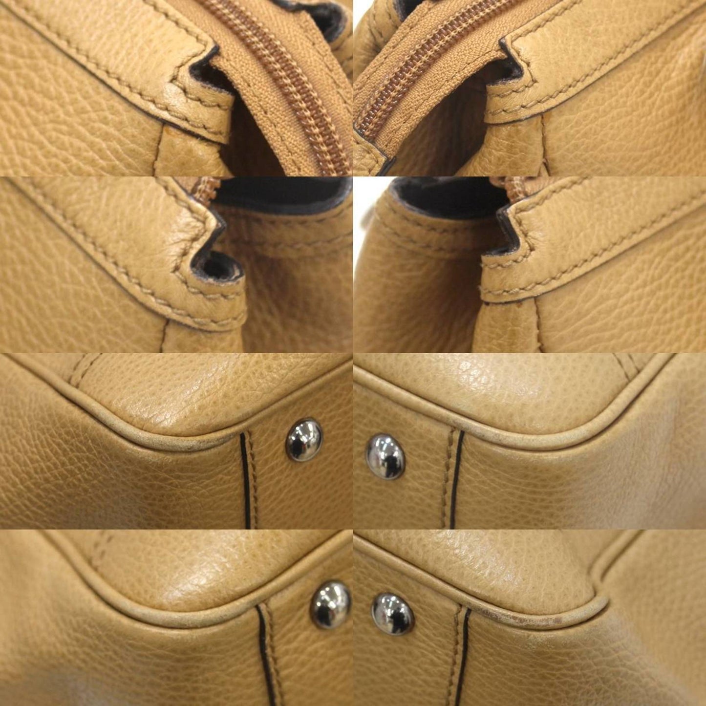 Gucci Sherry Beige Leather Shoulder Bag