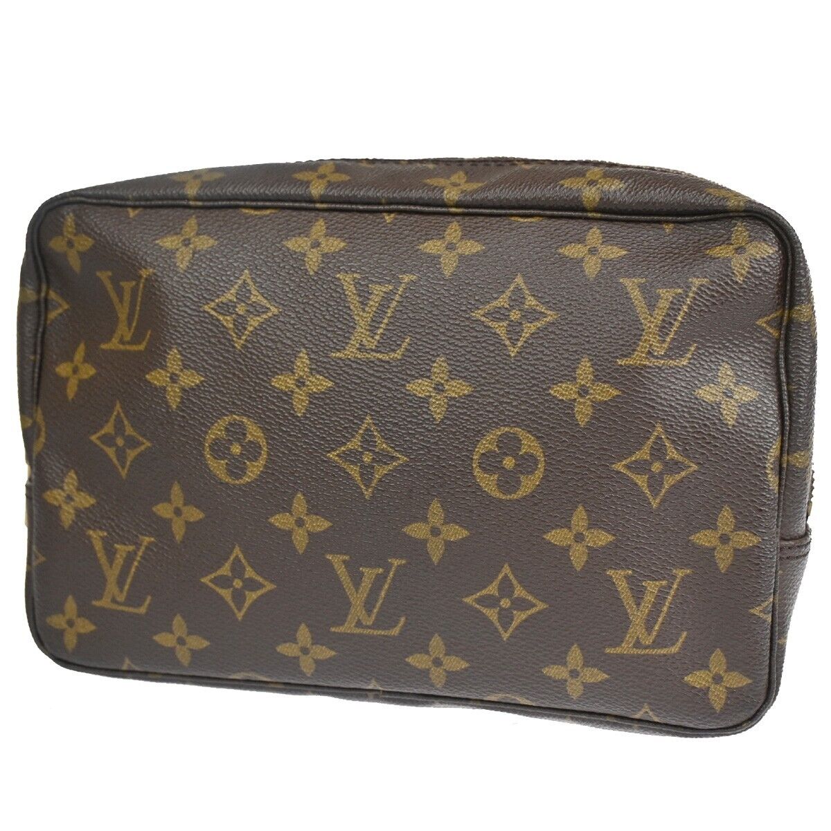 Louis Vuitton Trousse de Toilette Brown Canvas Clutch Bag