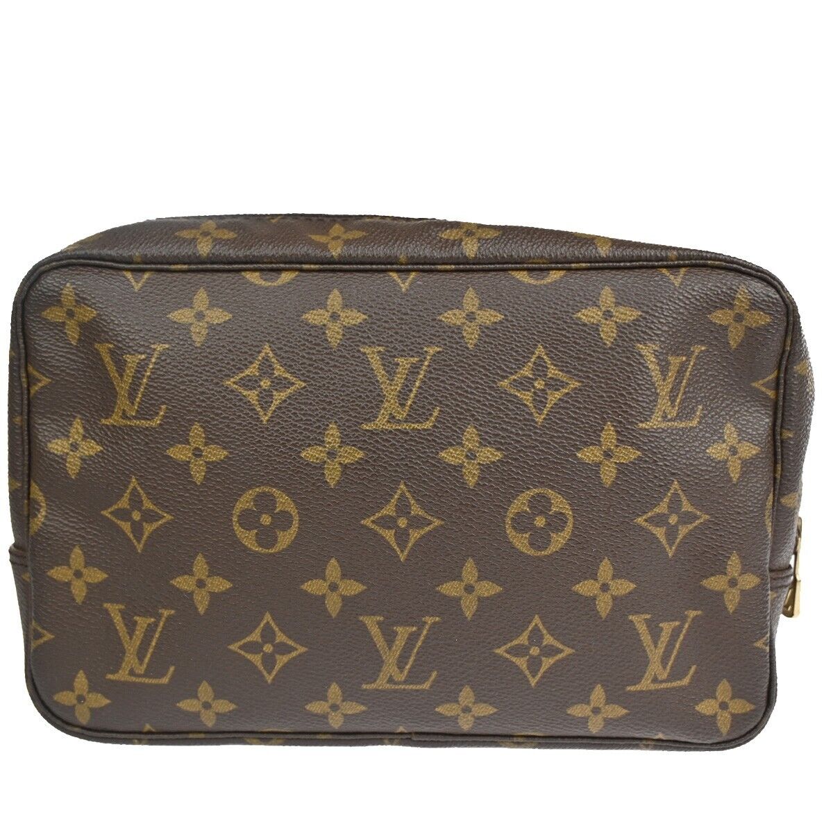 Louis Vuitton Trousse de Toilette Brown Canvas Clutch Bag