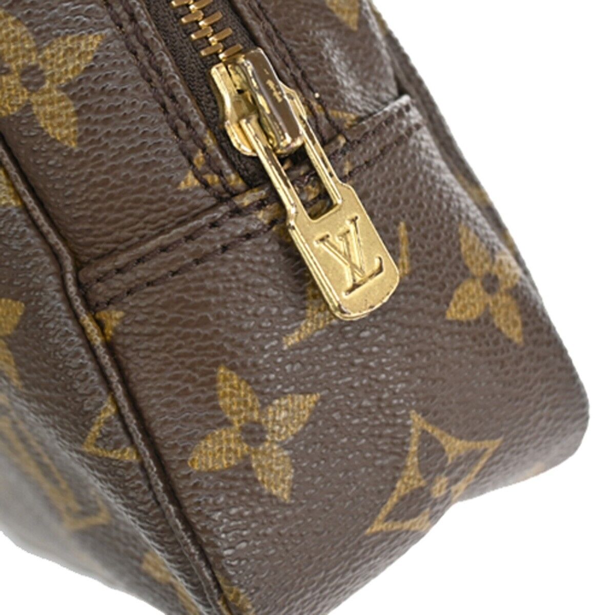 Louis Vuitton Trousse de Toilette Brown Canvas Clutch Bag