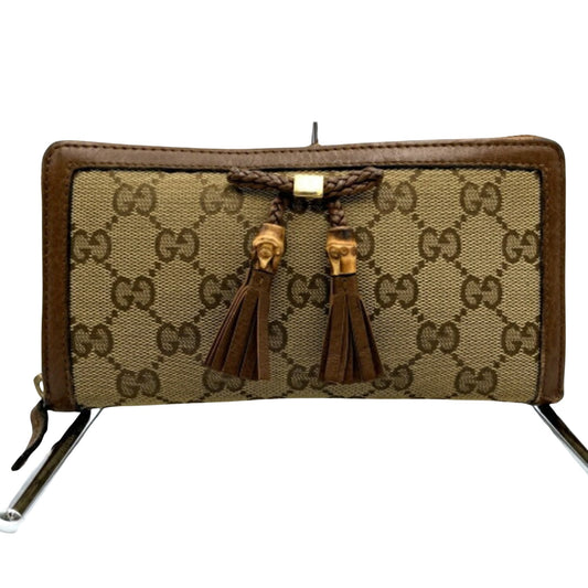 Gucci GG canvas Brown Canvas Wallet Accessories