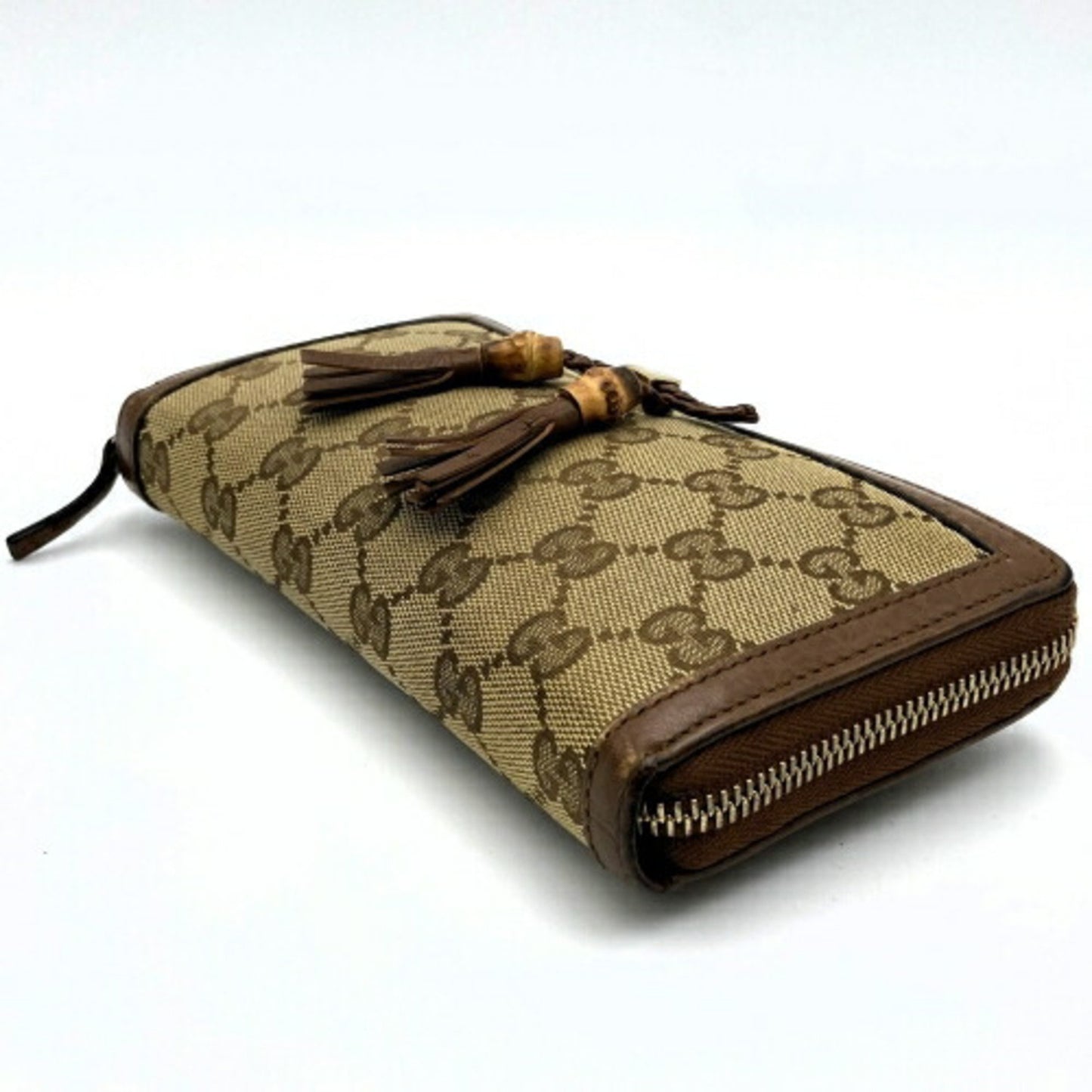 Gucci GG canvas Brown Canvas Wallet Accessories