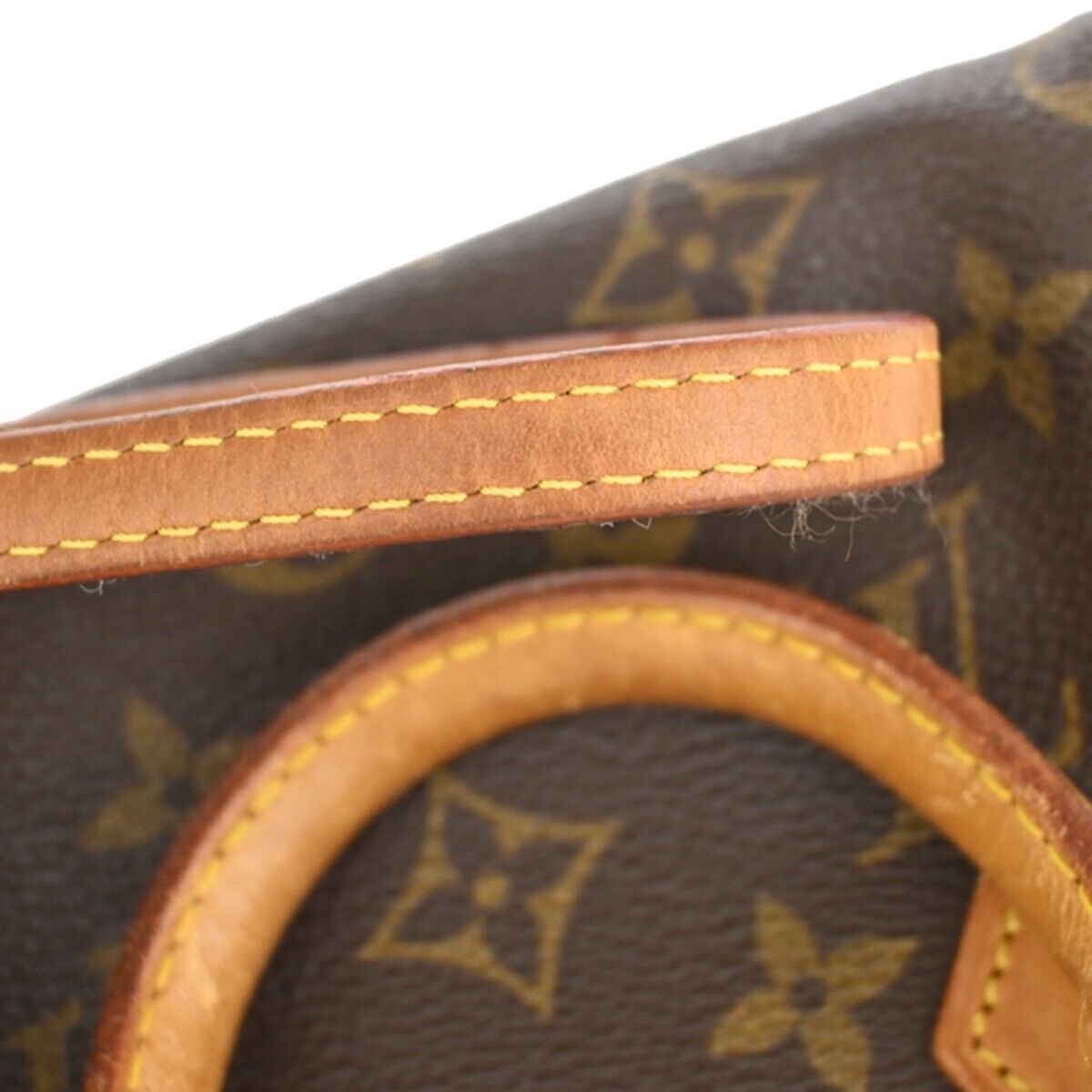 Louis Vuitton Mini speedy Brown Canvas Hand Bag