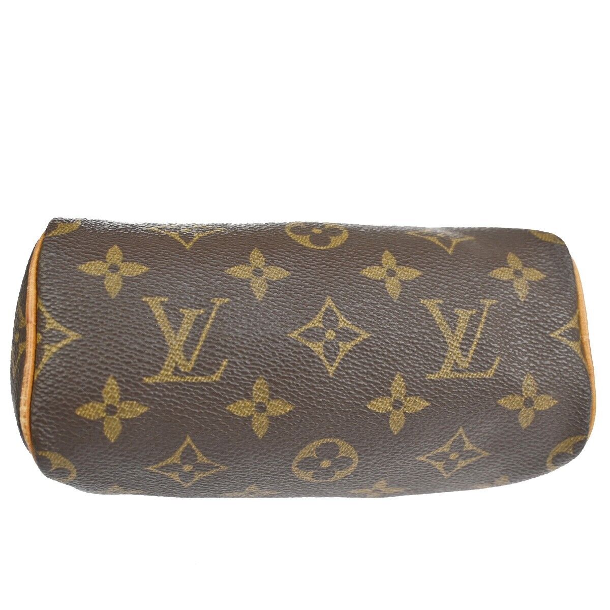 Louis Vuitton Mini speedy Brown Canvas Hand Bag