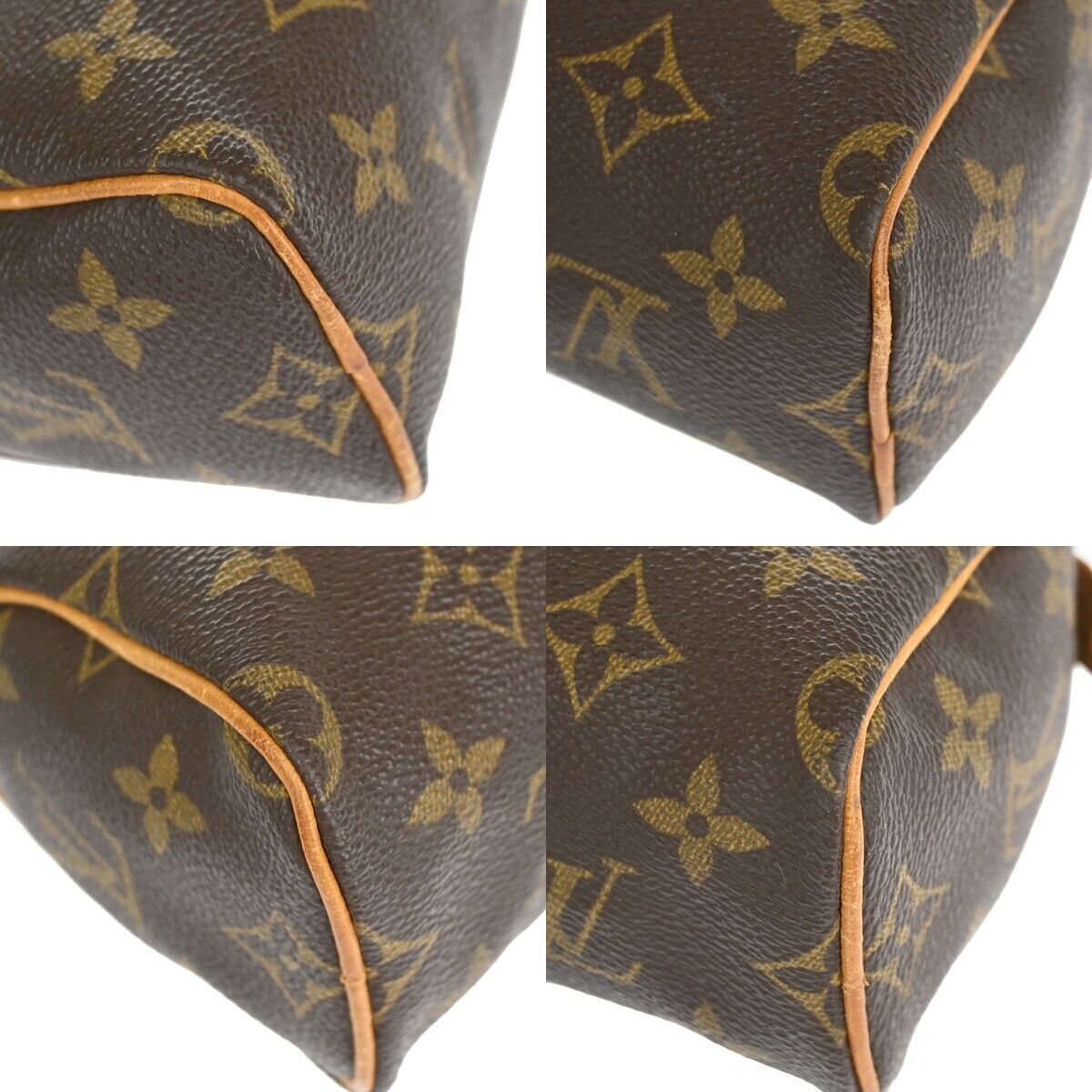 Louis Vuitton Mini speedy Brown Canvas Hand Bag