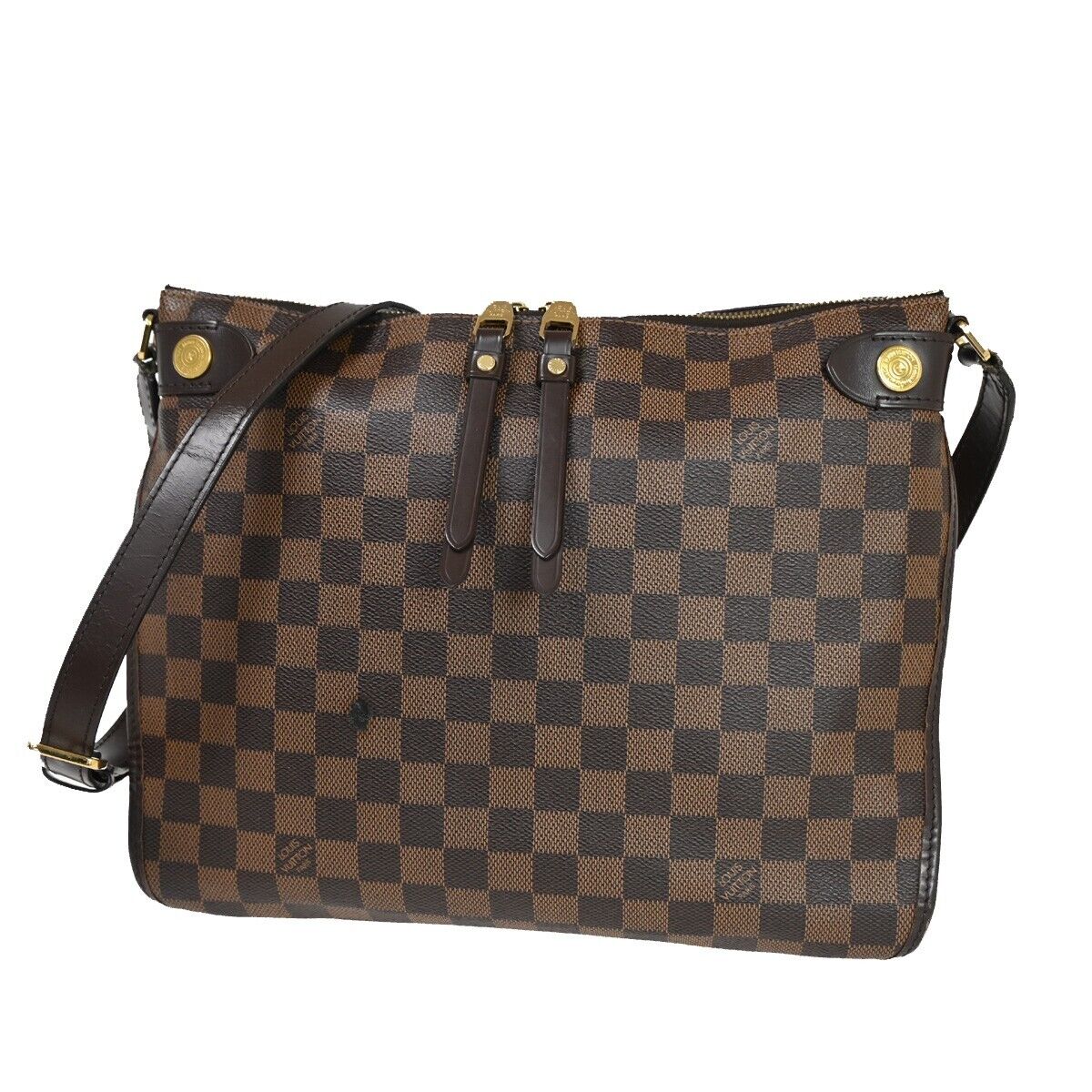 Louis Vuitton Duomo Brown Canvas Shoulder Bag