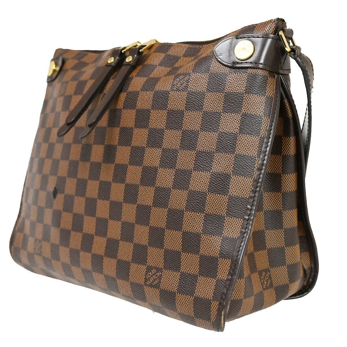 Louis Vuitton Duomo Brown Canvas Shoulder Bag