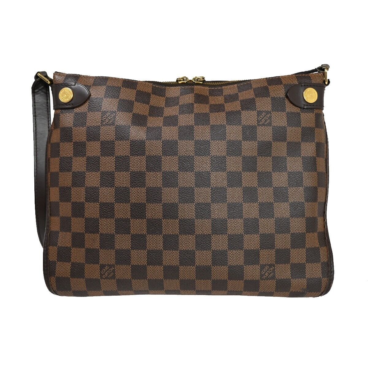 Louis Vuitton Duomo Brown Canvas Shoulder Bag