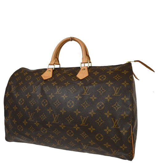 Louis Vuitton Speedy 40 Brown Canvas Hand Bag