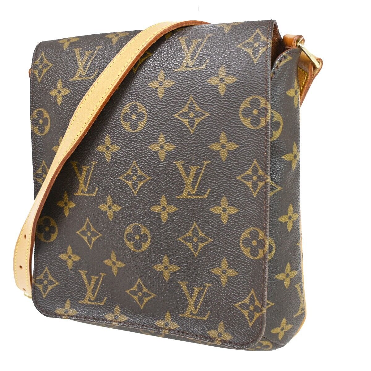 Louis Vuitton Musette Salsa Brown Canvas Shoulder Bag