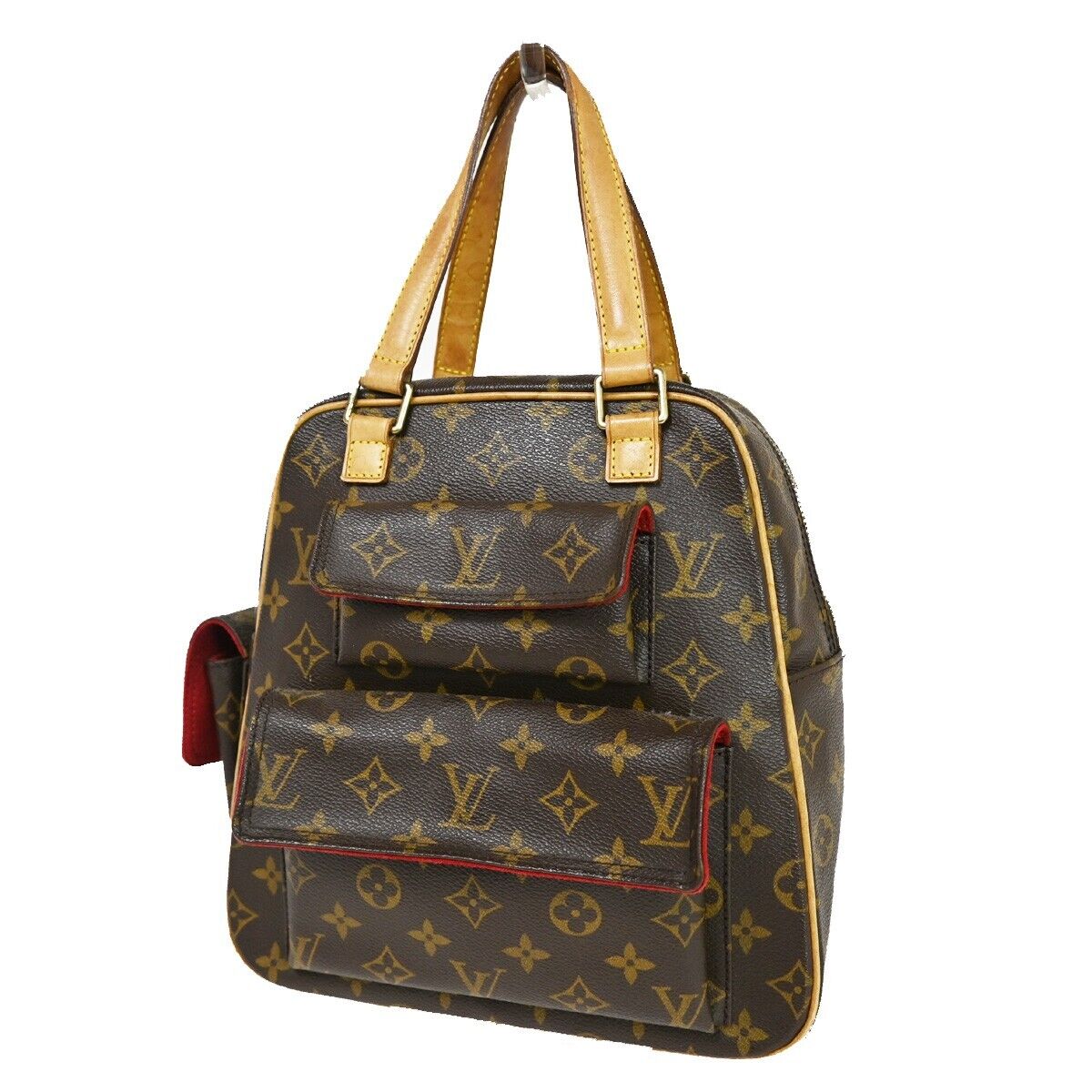 Louis Vuitton Excentri cité Brown Canvas Hand Bag