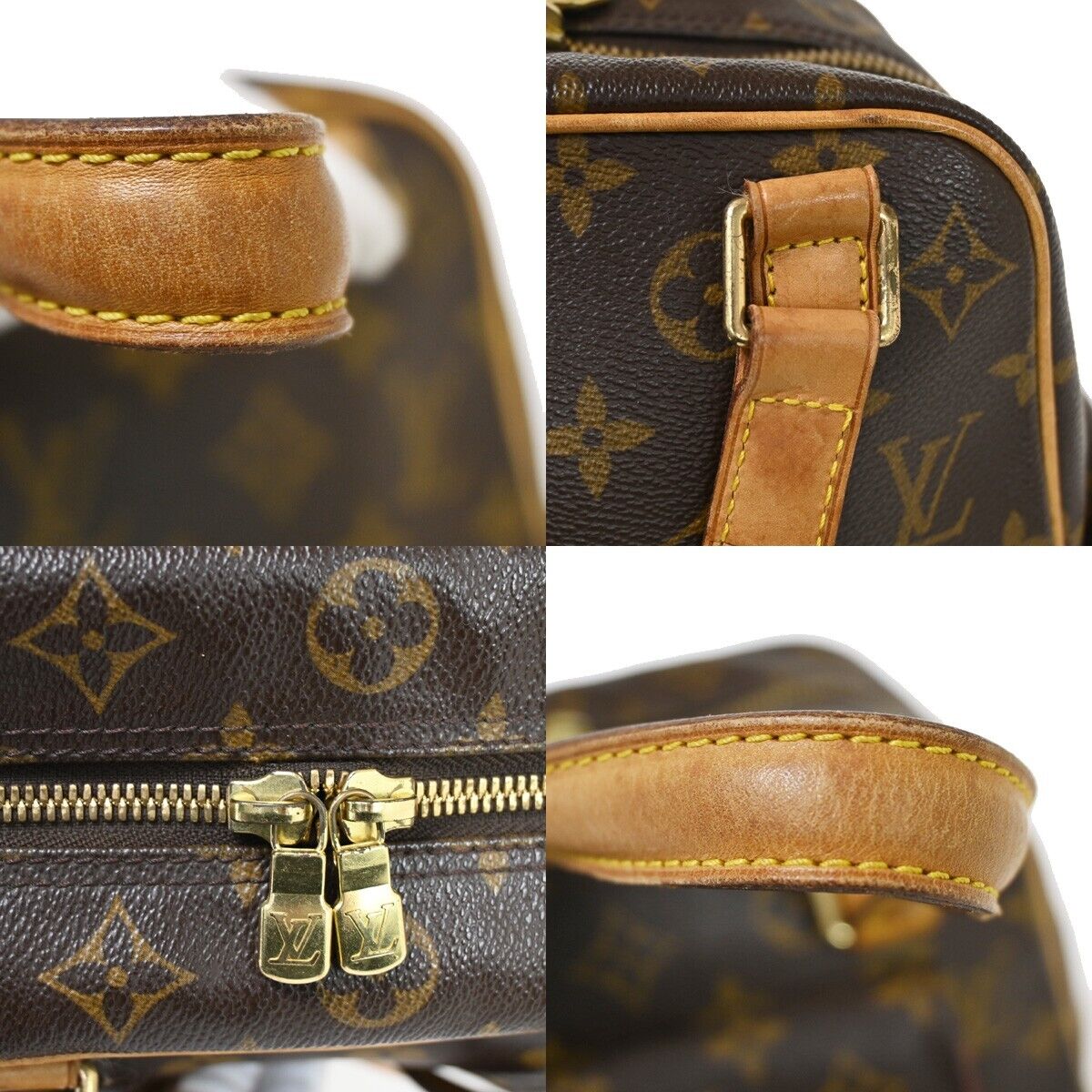 Louis Vuitton Excentri cité Brown Canvas Hand Bag