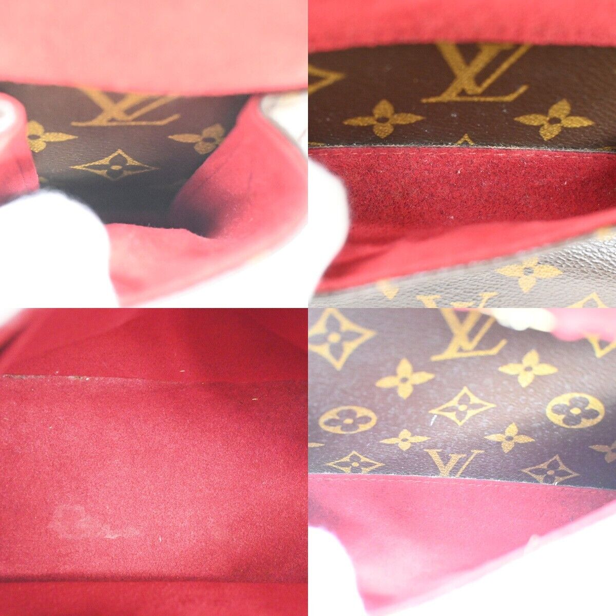 Louis Vuitton Excentri cité Brown Canvas Hand Bag