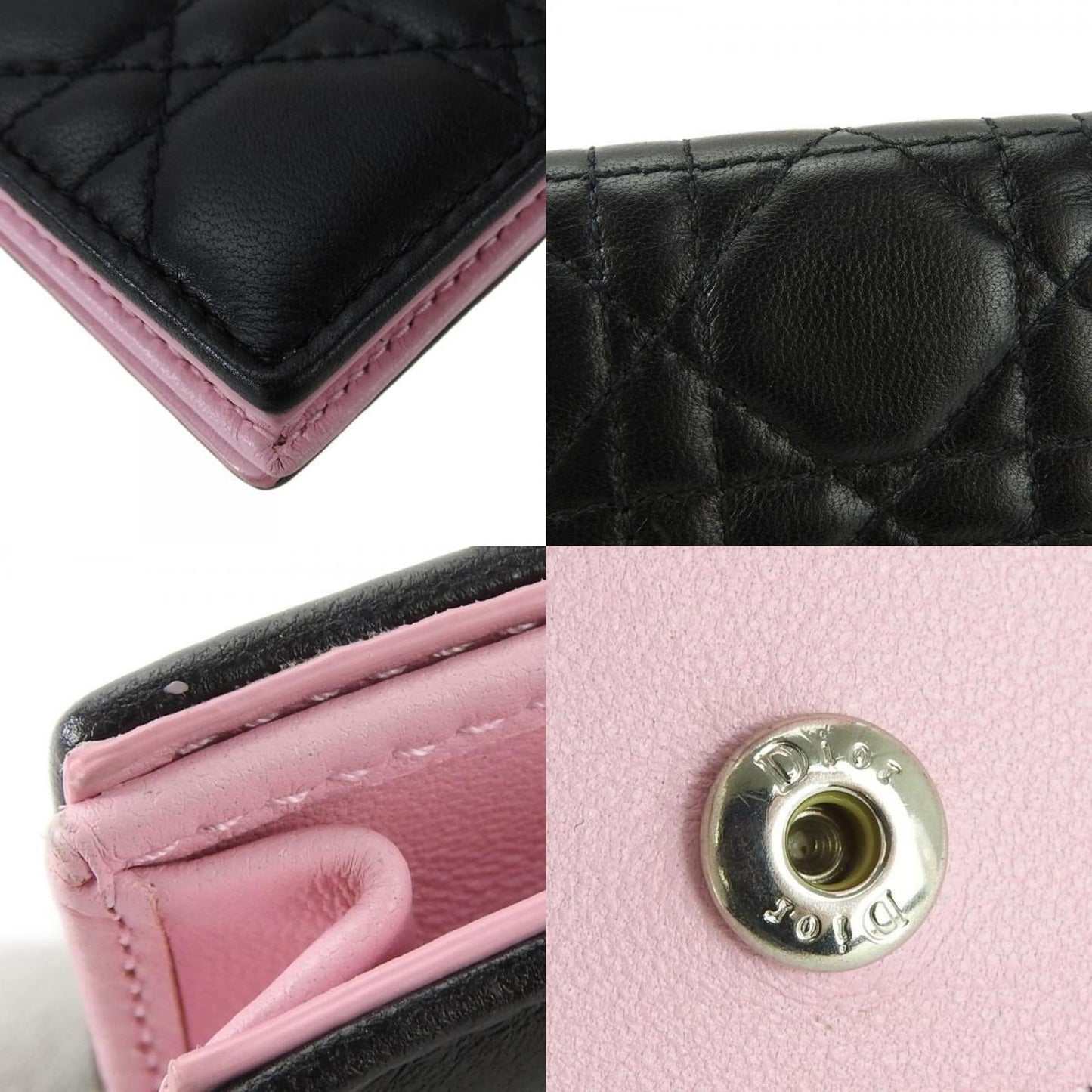 Dior Black Leather Wallet Accessories