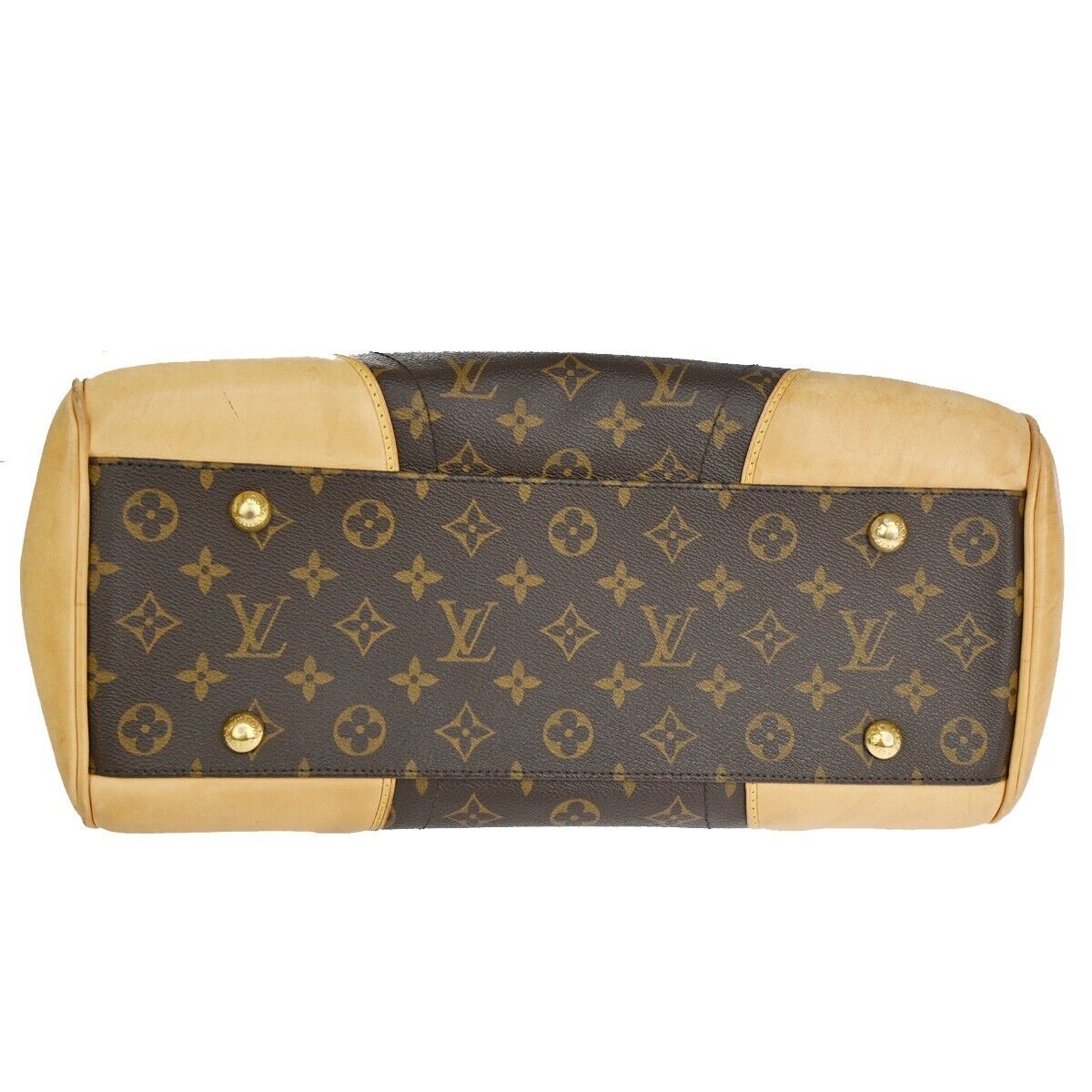 Louis Vuitton Beverly Brown Canvas Shoulder Bag