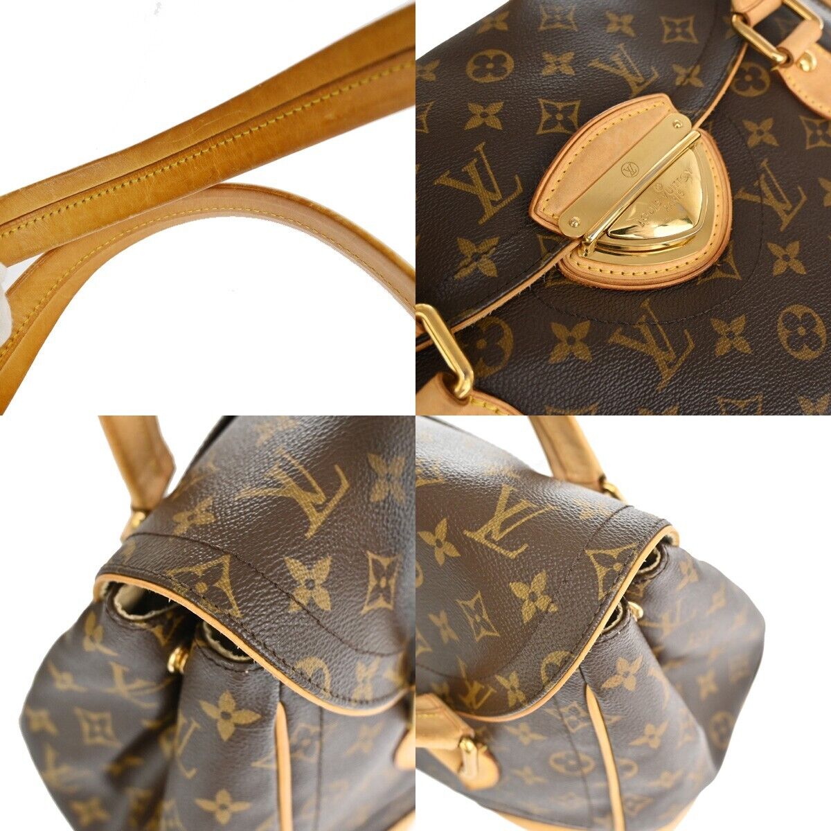 Louis Vuitton Beverly Brown Canvas Shoulder Bag