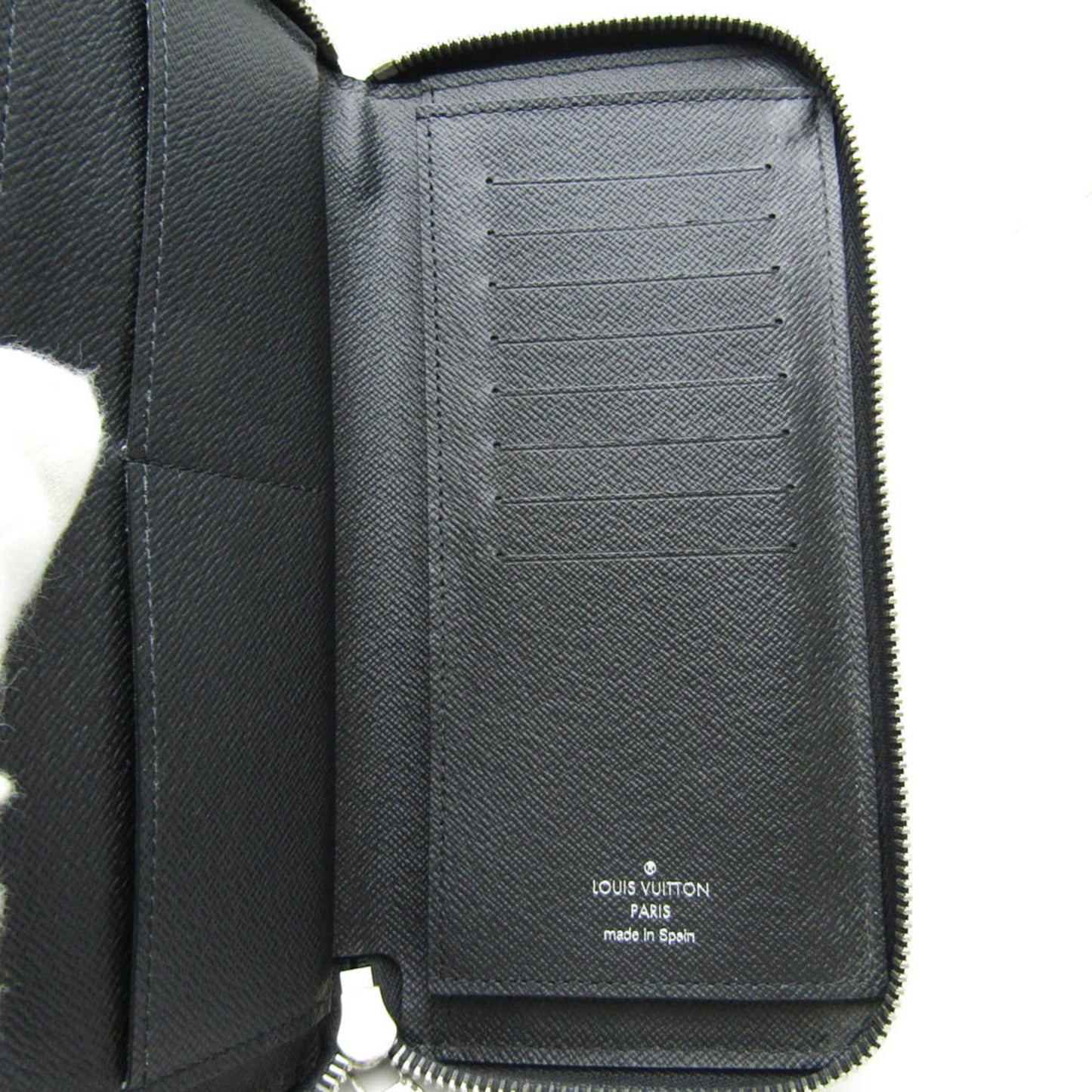 Louis Vuitton Zippy Wallet Vertical Black Leather Wallet Accessories