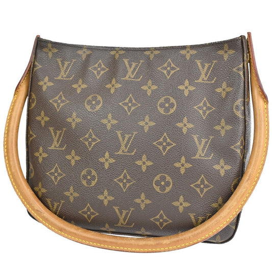 Louis Vuitton Looping MM Brown Canvas Shoulder Bag