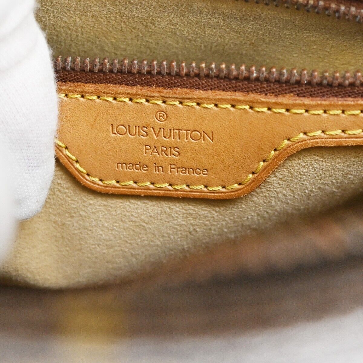 Louis Vuitton Looping MM Brown Canvas Shoulder Bag