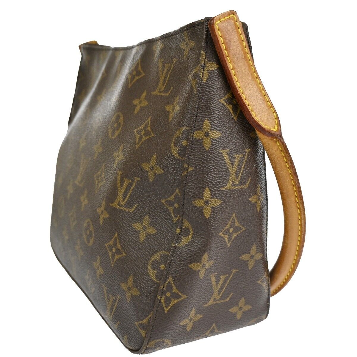 Louis Vuitton Looping MM Brown Canvas Shoulder Bag