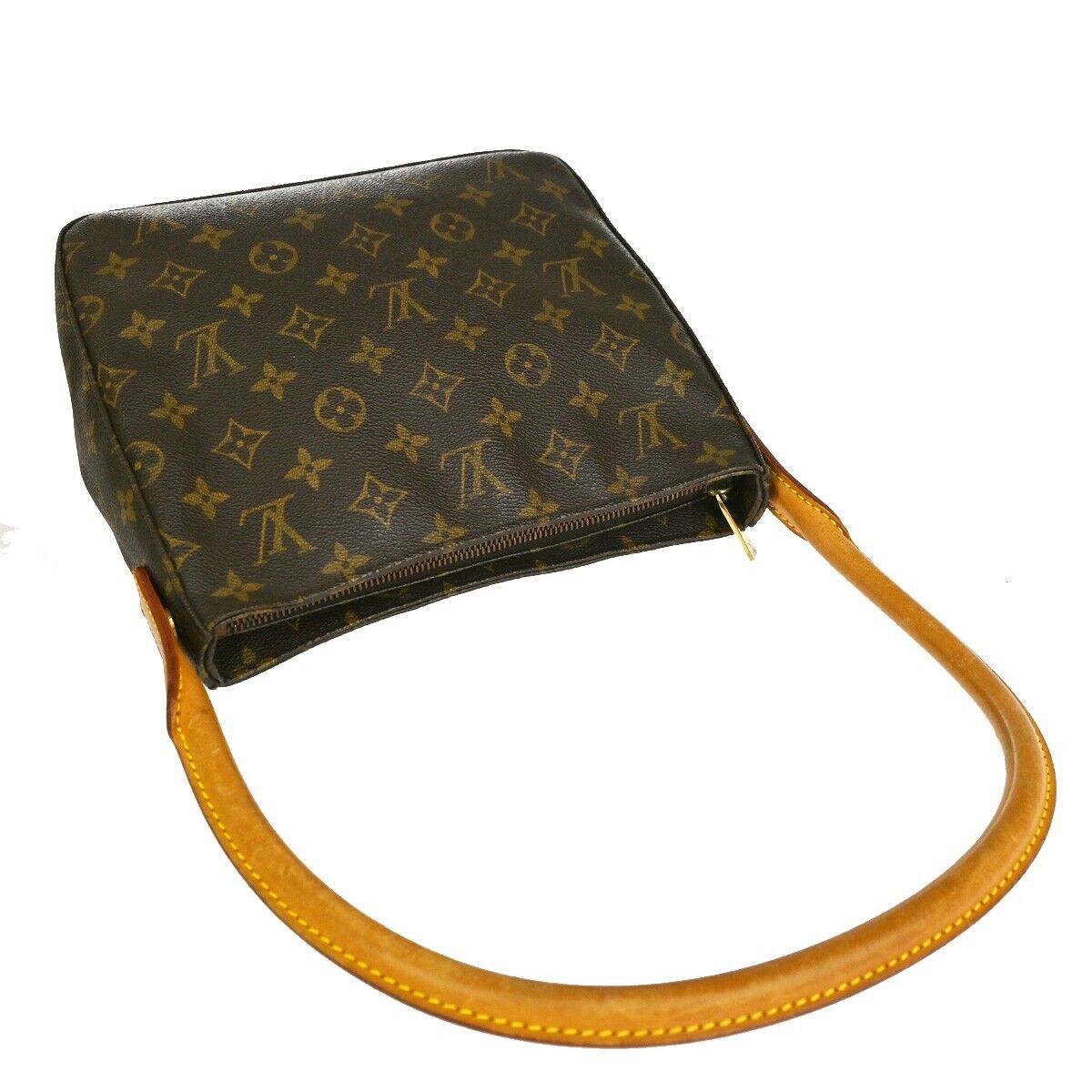 Louis Vuitton Looping MM Brown Canvas Shoulder Bag