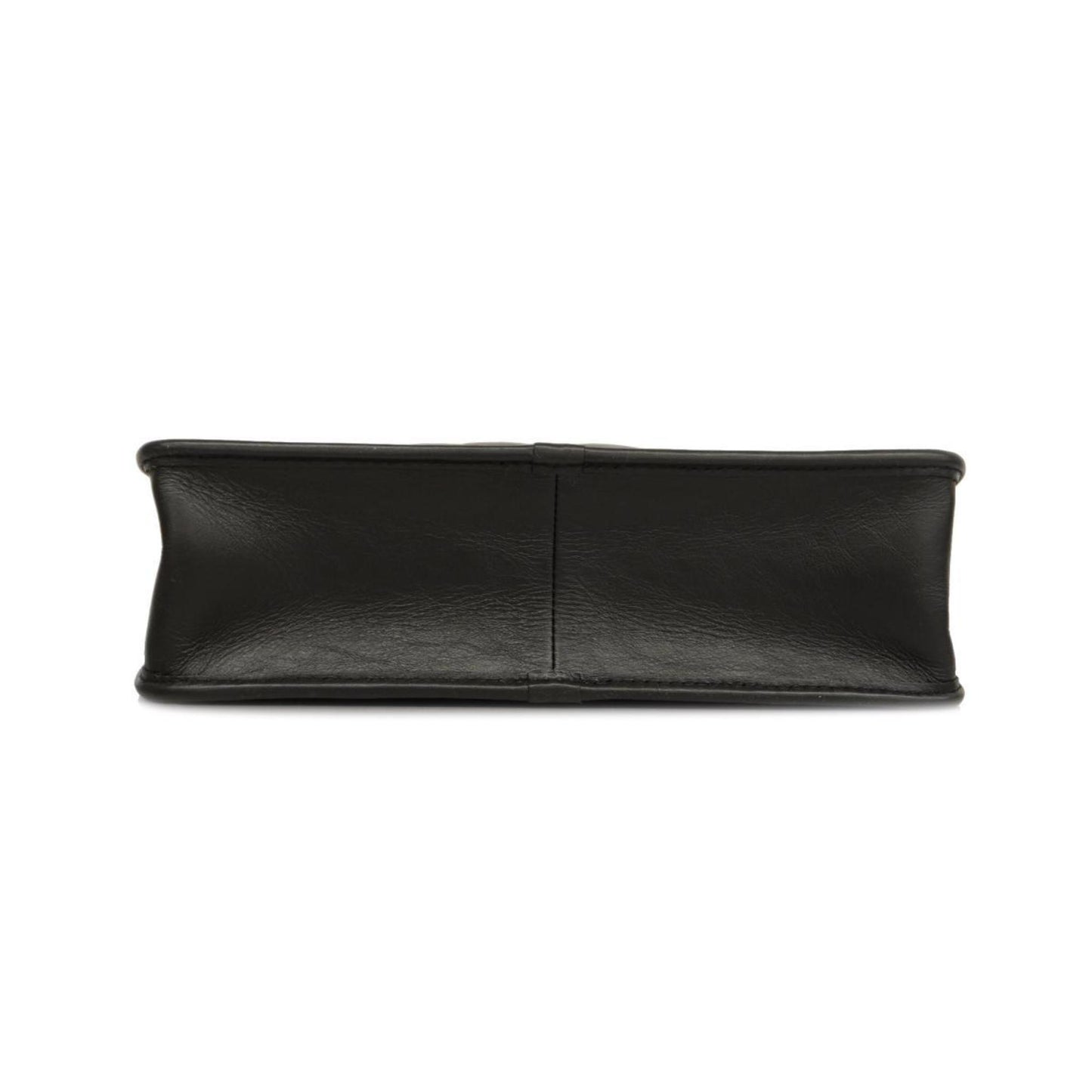 Chanel Matelassé Black Leather Shoulder Bag