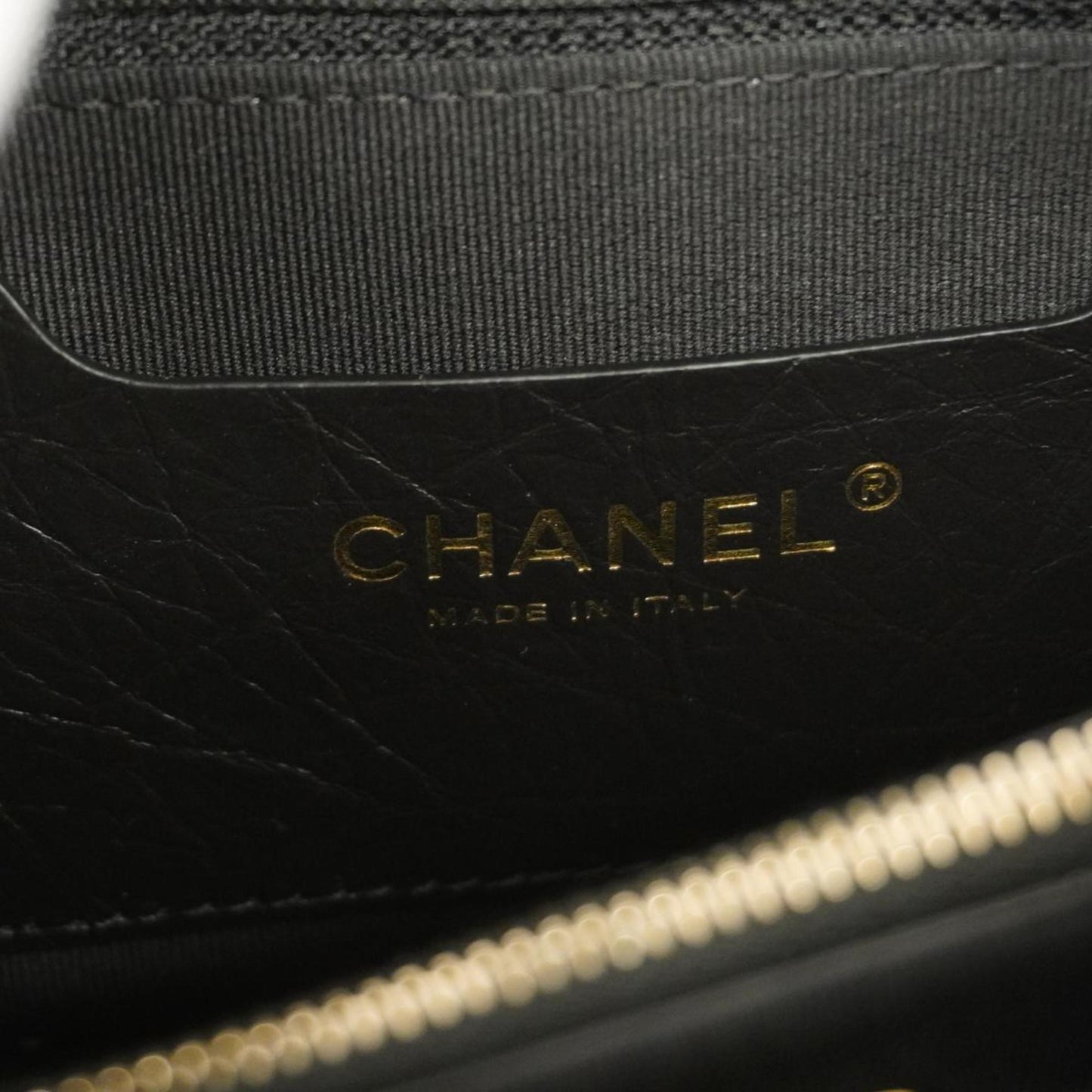 Chanel Matelassé Black Leather Shoulder Bag