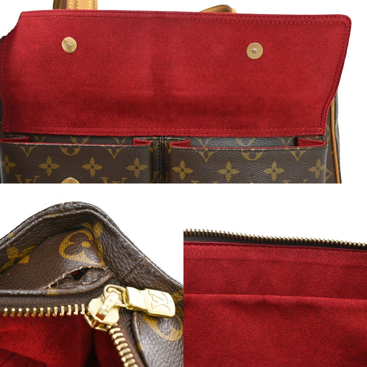 Louis Vuitton Multipli Cité Brown Canvas Shoulder Bag