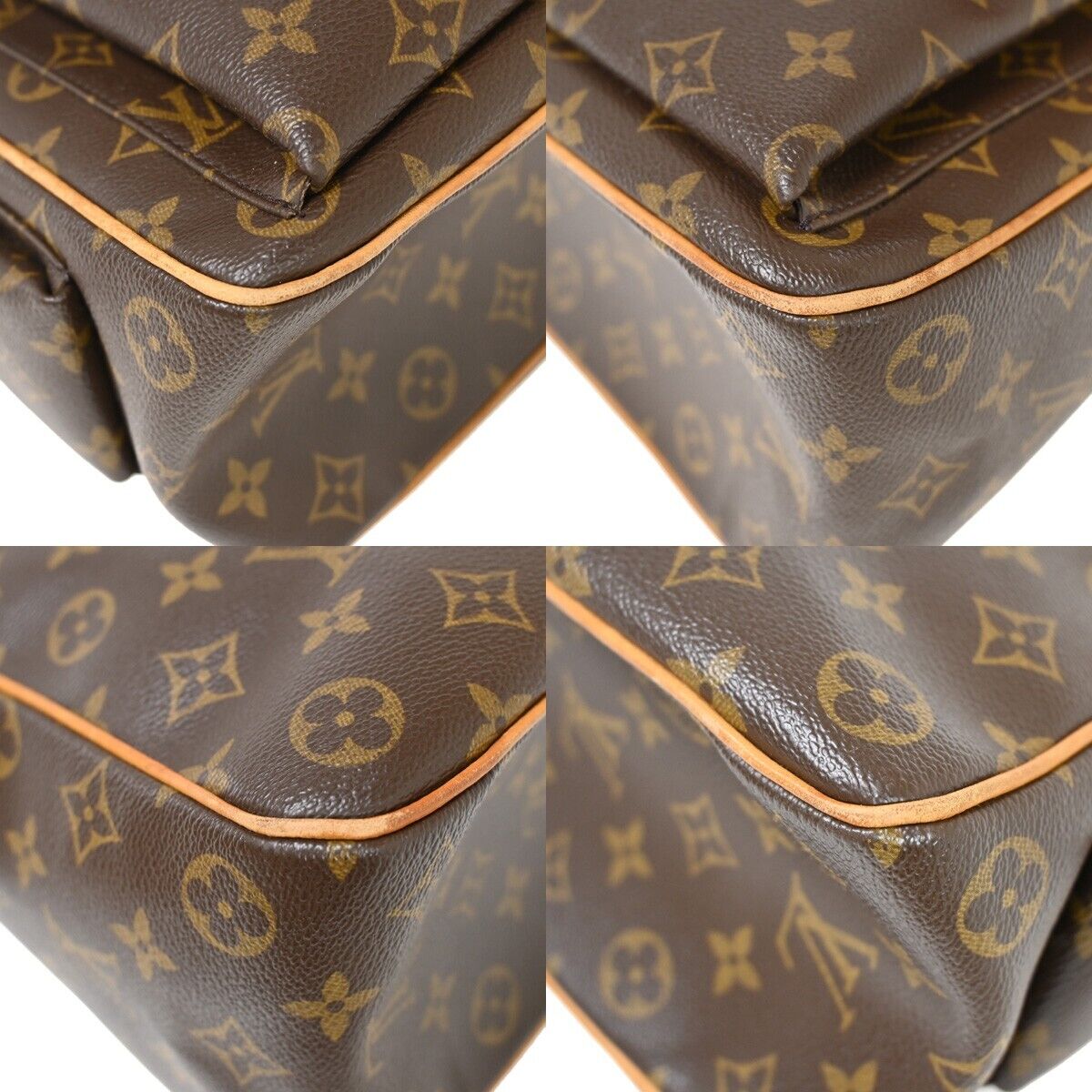 Louis Vuitton Multipli Cité Brown Canvas Shoulder Bag