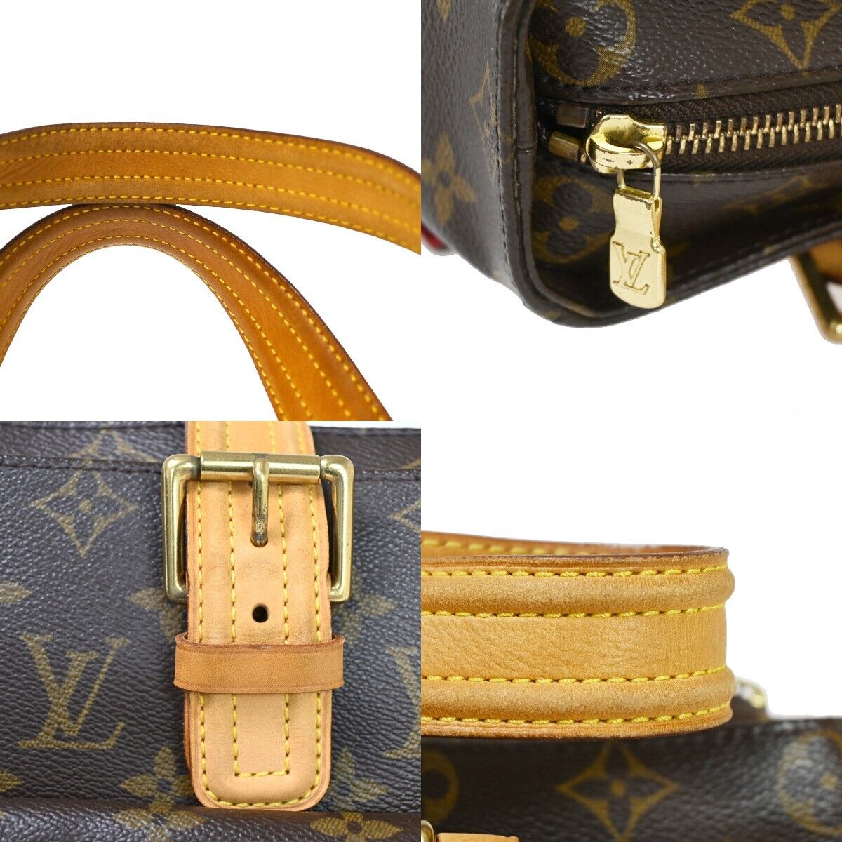 Louis Vuitton Multipli Cité Brown Canvas Shoulder Bag