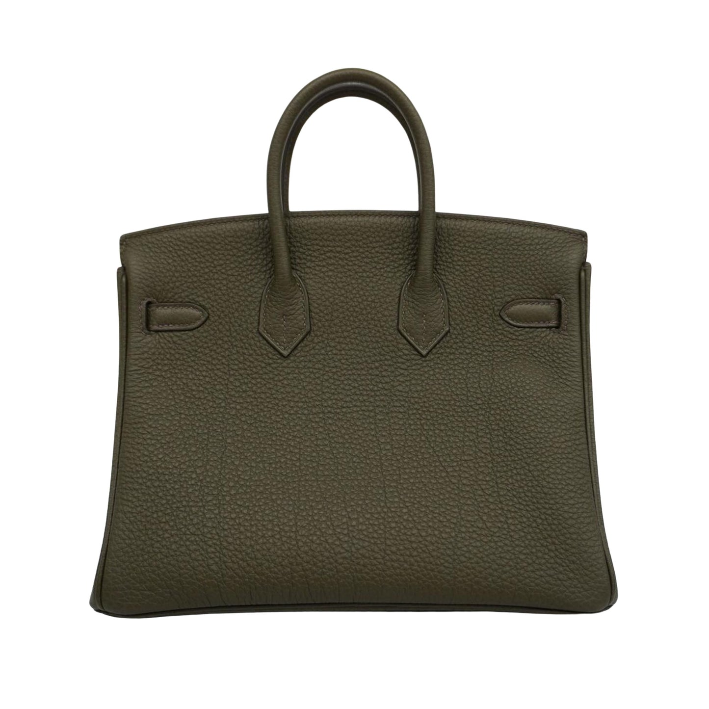 Hermès Birkin 25 Khaki Leather Hand Bag