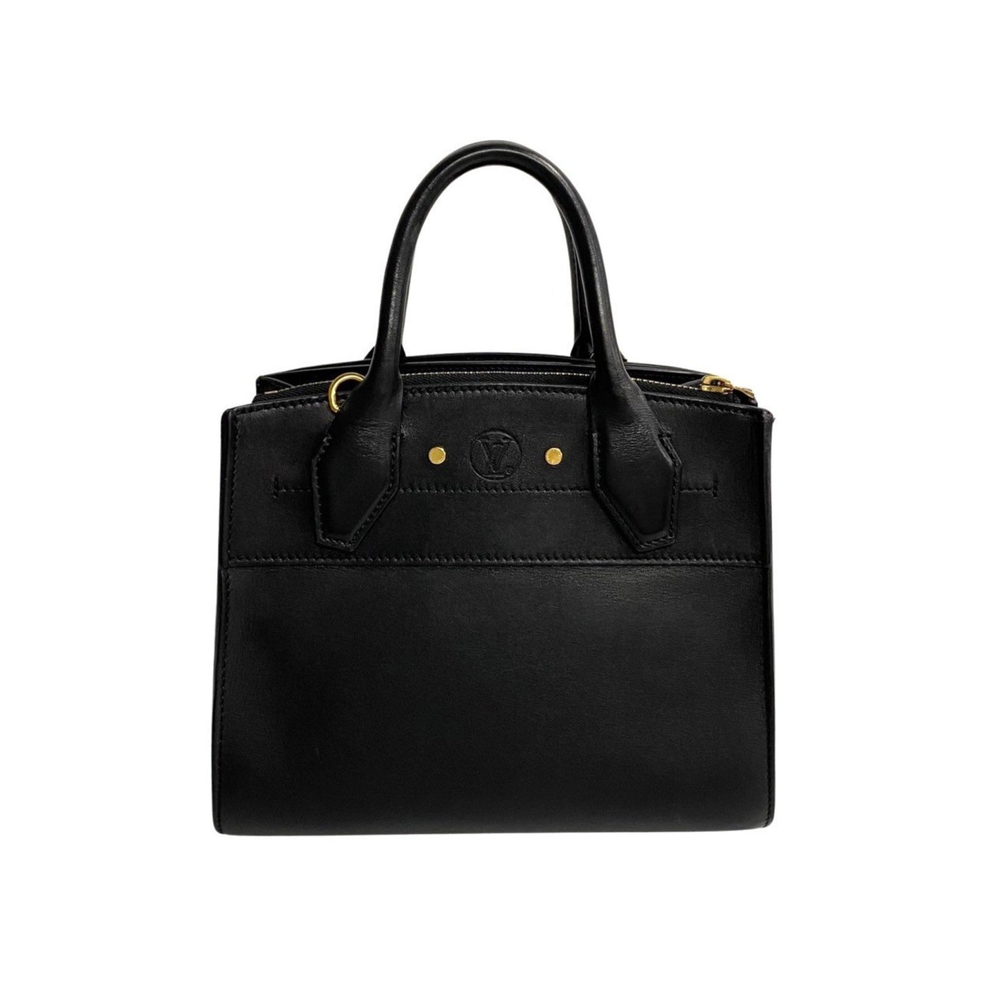 Louis Vuitton City steamer Black Leather Hand Bag