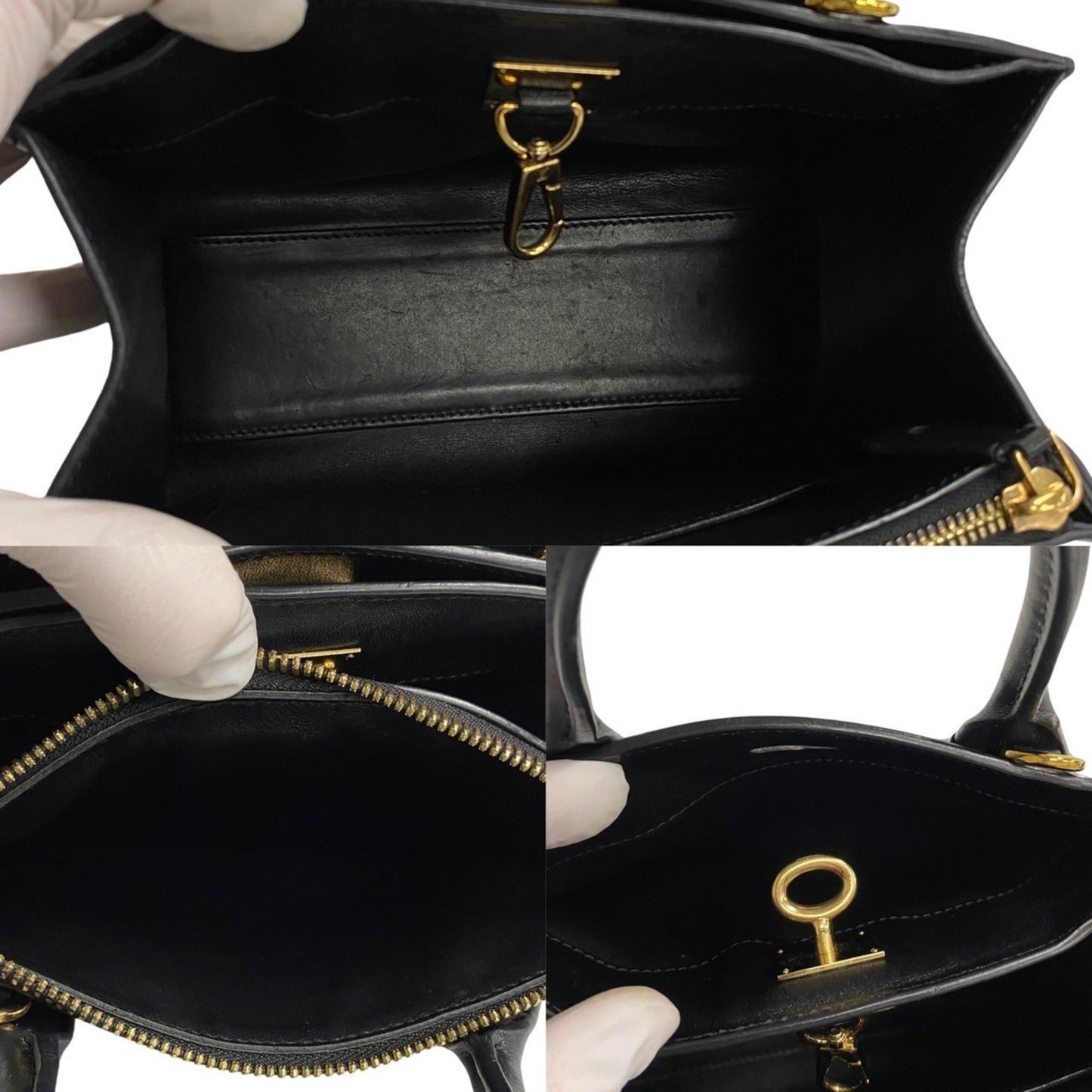 Louis Vuitton City steamer Black Leather Hand Bag