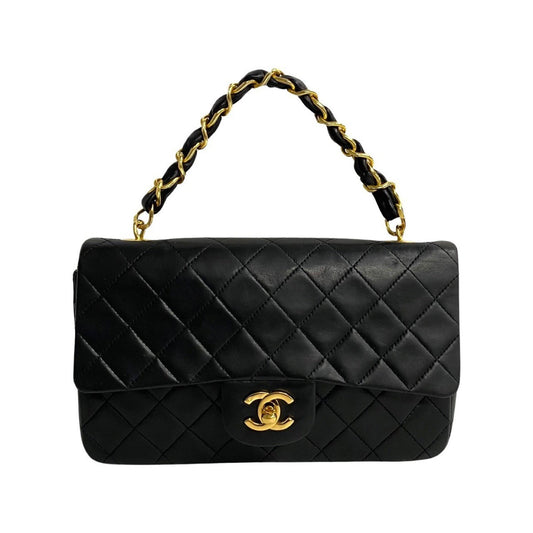 Chanel Timeless Black Leather Hand Bag